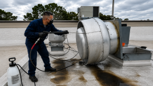Certified commercial kitchen exhaust technician