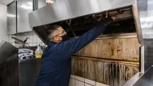 Kitchen exhaust technician certified under NFPA 96